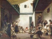 Eugene Delacroix Jewish Wedding in Morocco Germany oil painting artist